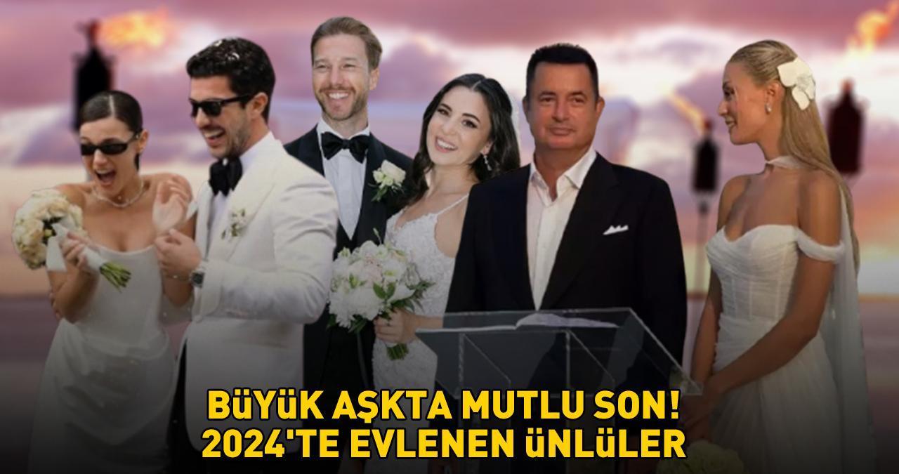 2024'TE EVLENEN ÜNLÜLER! Büyük aşkta mutlu son! Acun Ilıcalı-Ayça Çağla Altunkaya, Pınar Deniz-Kaan Yıldırım...