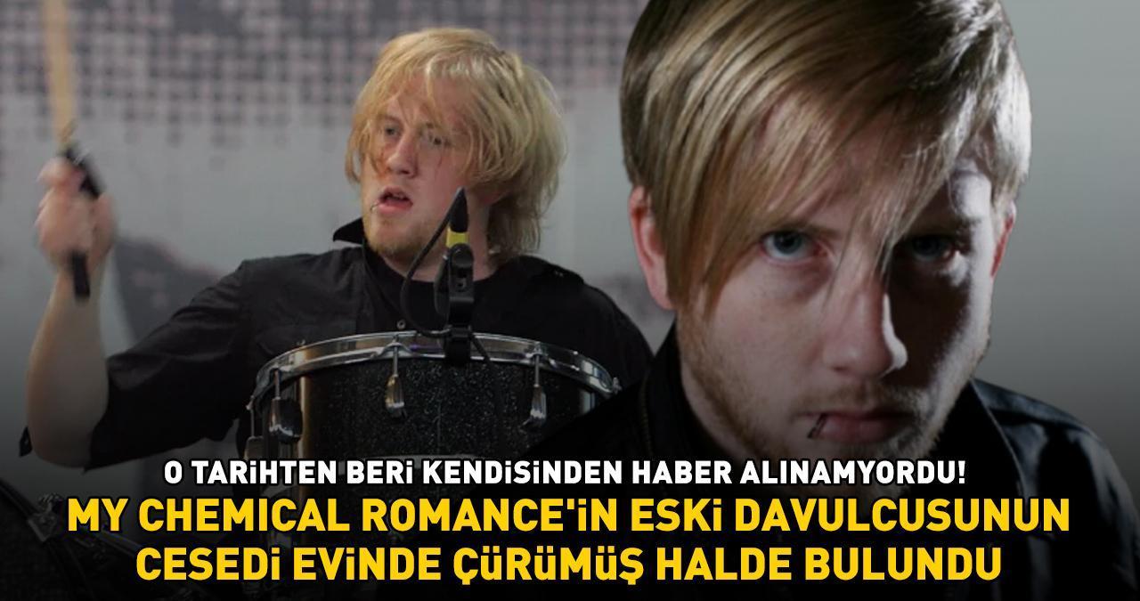 My Chemical Romance'in eski davulcusu Bob Bryar hayatını kaybetti! CESEDİ EVİNDE ÇÜRÜMÜŞ HALDE BULUNDU