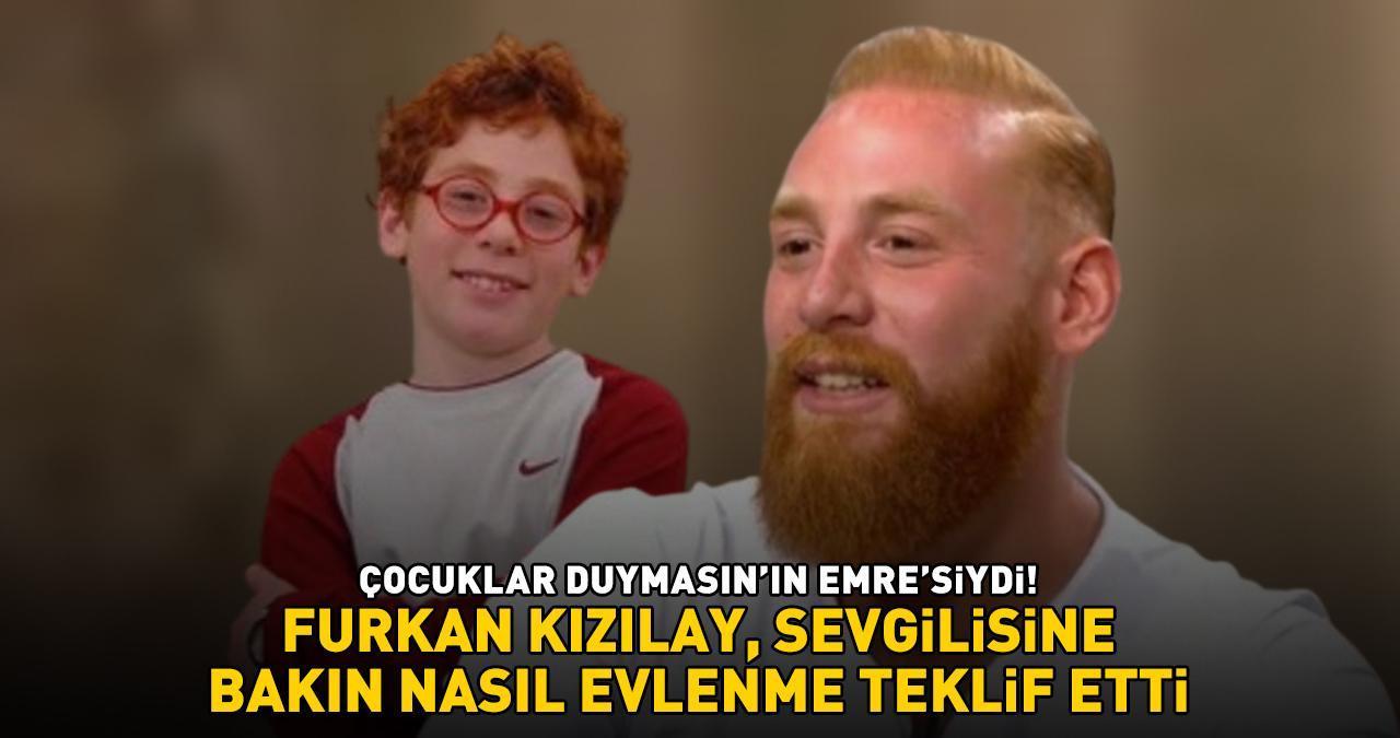 Çocuklar Duymasın'ın Emre'siydi! Survivor Furkan Kızılay sevgilisine böyle evlenme teklifi etti