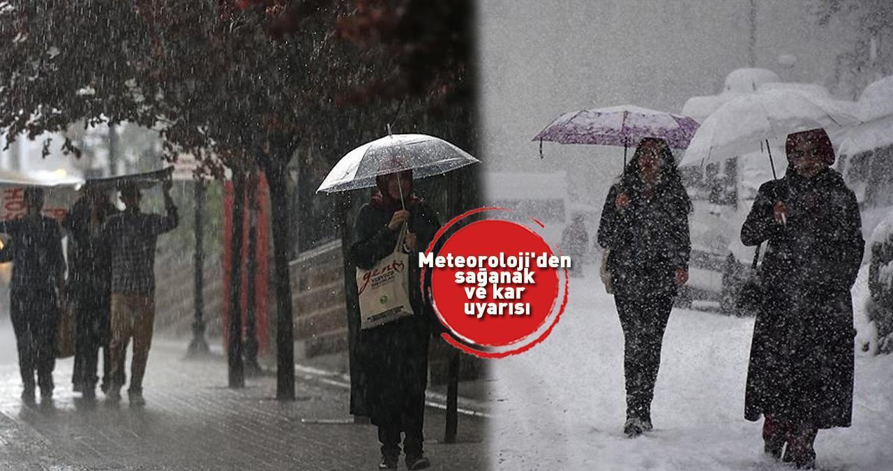 Dikkat! Tarih belli oldu, Meteoroloji uyardı: Kar ve sağanak alarmı