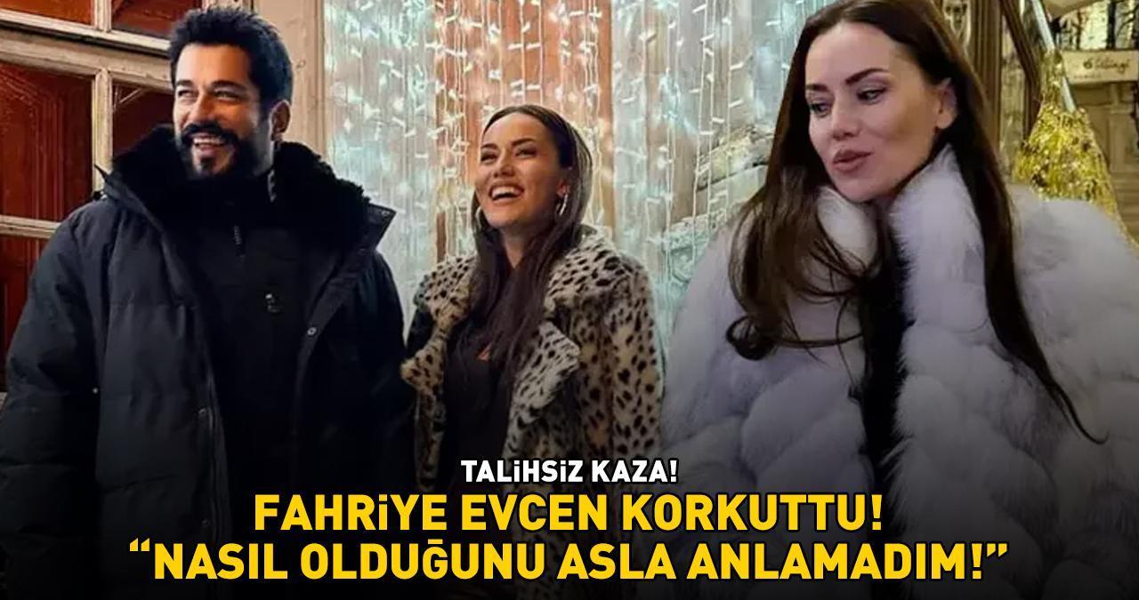 Burak Özçivit ile kayak tatili yapan Fahriye Evcen korkuttu! 'Nasıl olduğunu asla anlamadım!'