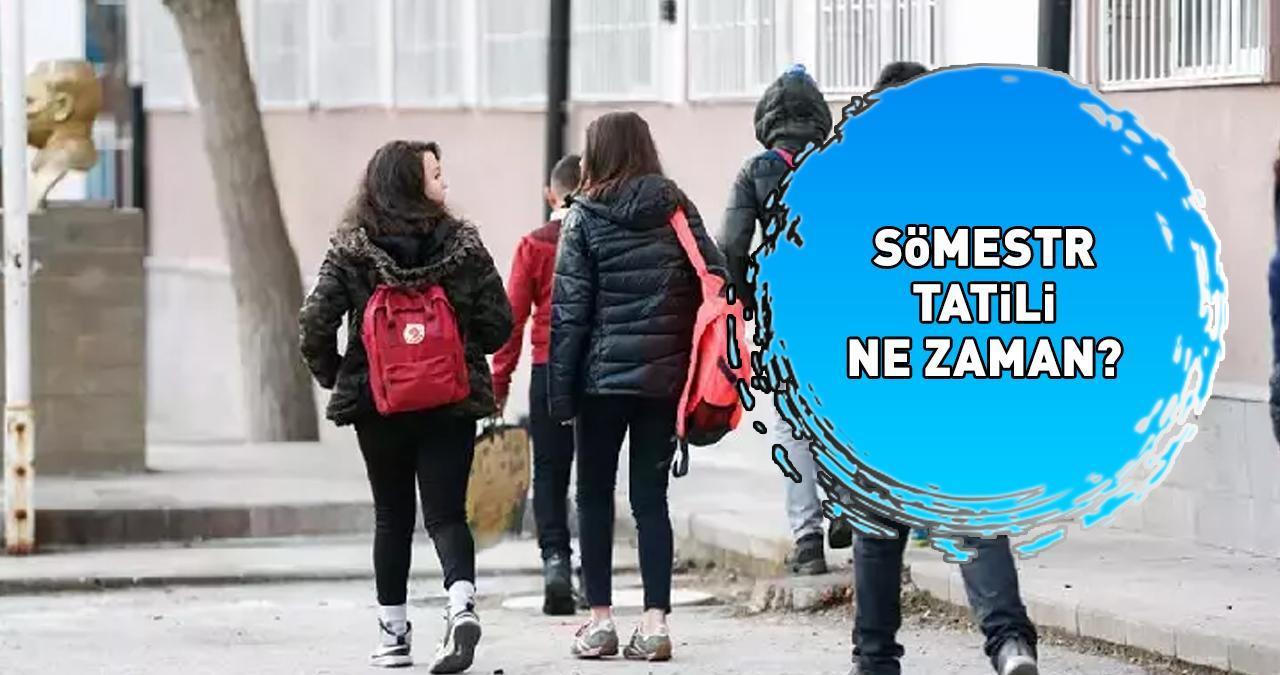 15 TATİL NE ZAMAN? Yarıyıl (sömestr) tatili ne zaman başlıyor ve bitiyor? 2024-2025 EĞİTİM DÖNEMİ MEB TAKVİMİ!