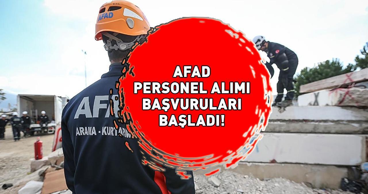 AFAD 1000 PERSONEL ALIMI BAŞVURU EKRANI E-DEVLET 2024! AFAD personel alımı başvurusu nasıl yapılır, şartları neler? BAŞVURULAR BAŞLADI!