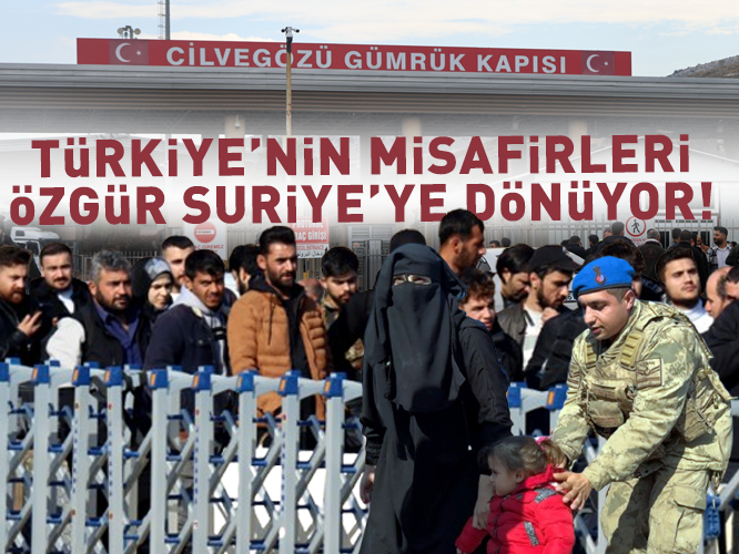 Türkiye'de Misafir olan Suriye Vatandaşları 'Özgür Suriye'ye Dönüş Yolunda: Türkiye Bize Kapılarını Açtı, Teşekkürler!