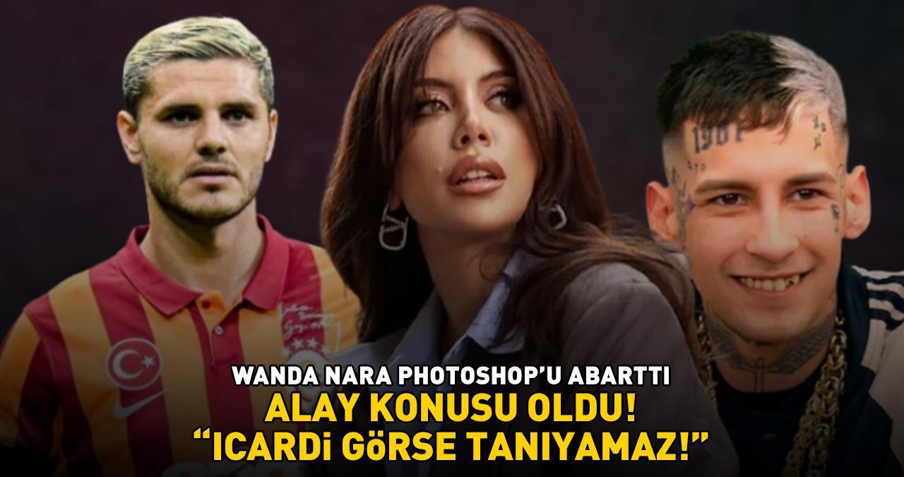 Galatasaray'ın Yıldızı Icardi Görse Tanıyamaz! Wanda Nara Photoshop’u Abarttı: ‘BOŞUNA UĞRAŞMA GERÇEK YÜZÜNÜ GÖRDÜK’