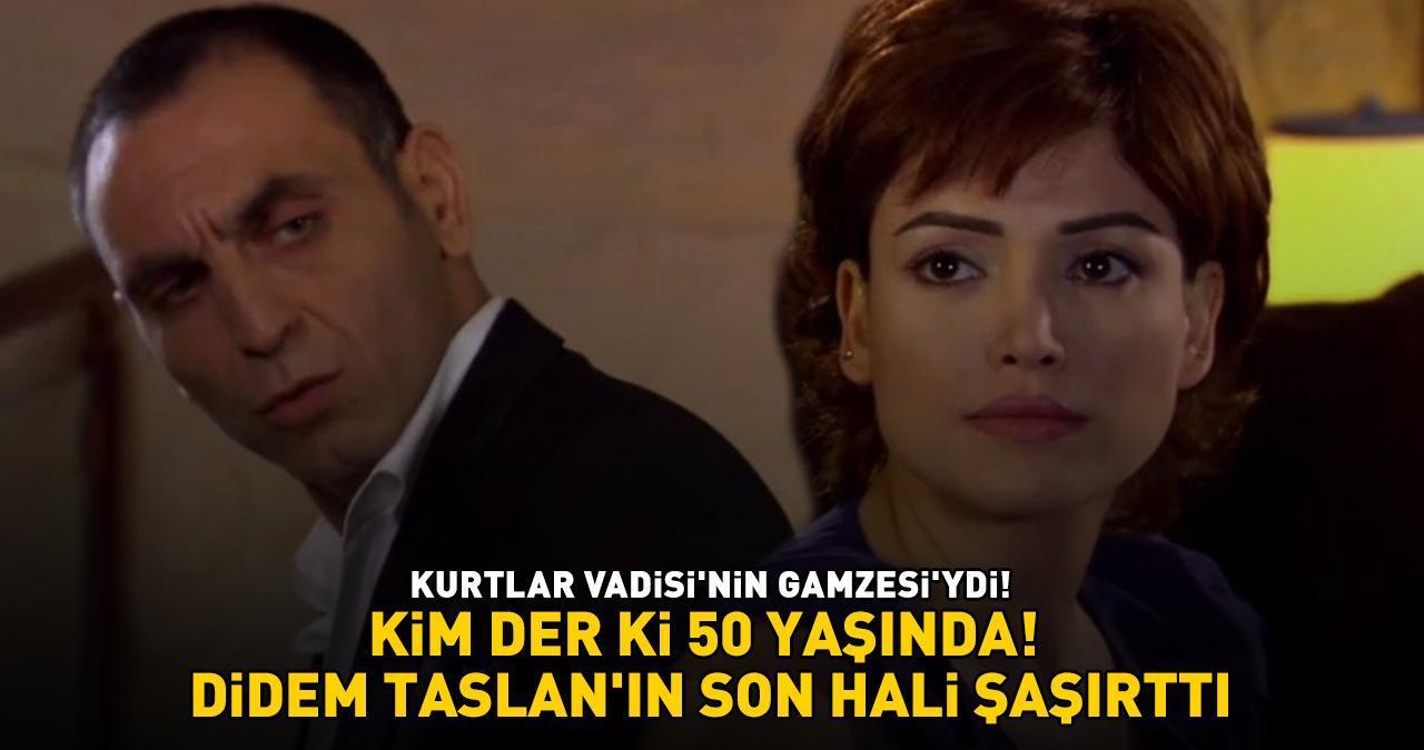 KİM DER Kİ 50 YAŞINDA! Kurtlar Vadisi'nin Gamze'si Didem Taslan'ın son hali şaşırttı