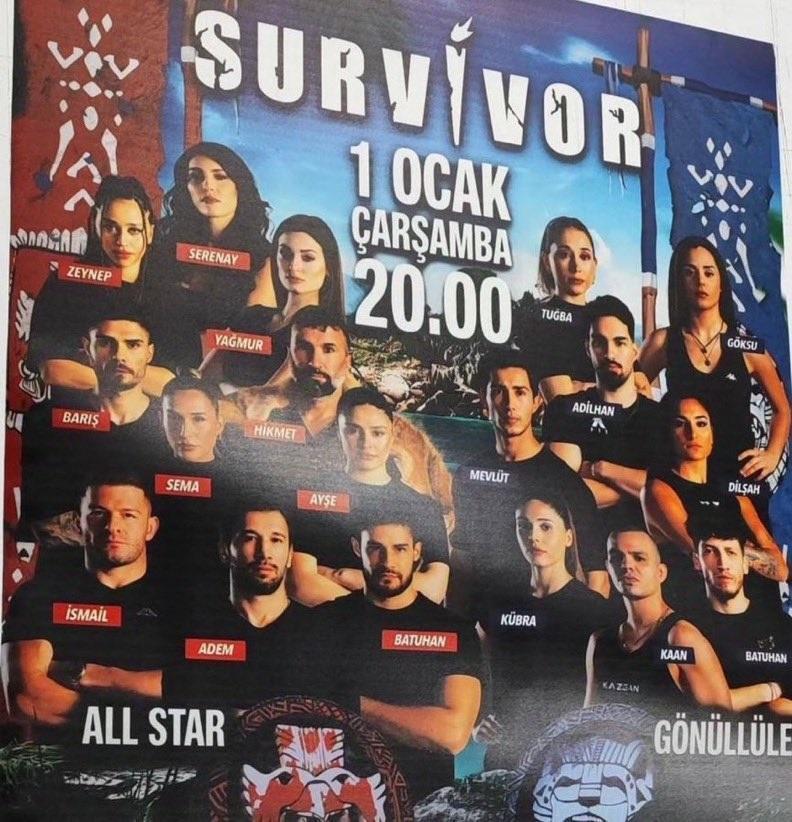 SURVİVOR 2025 KADROSU BELLİ OLDU! Survivor yeni sezon yarışmacıları ve isimleri!