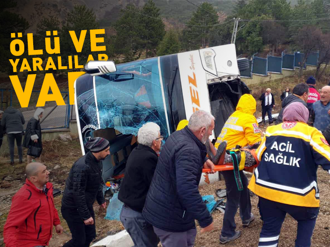 Son Dakika! Isparta'da Yolcu Otobüsü Şarampole Devrildi: Ölü ve Yaralılar Var!