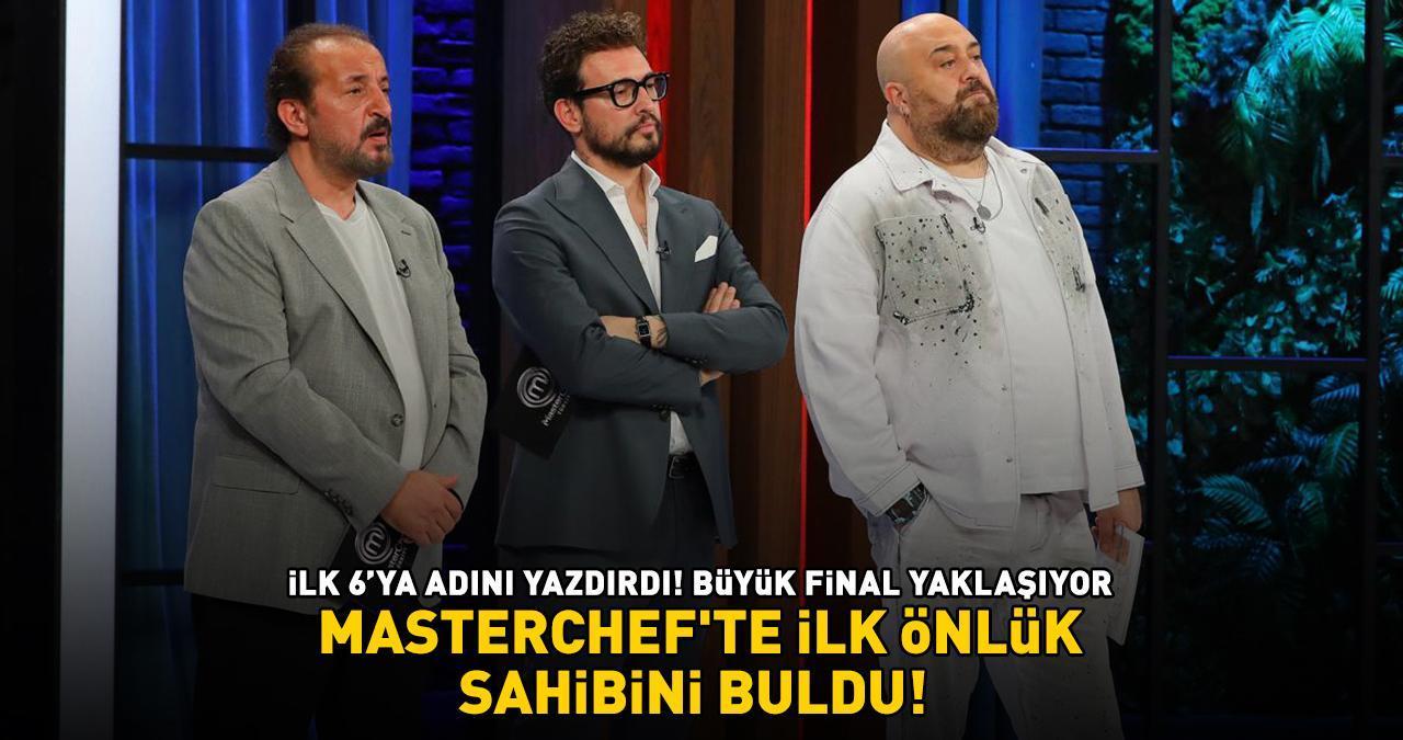 MASTERCHEF'TE İLK CEKET SAHİBİNİ BULDU! İlk 6'ya kalan birinci yarışmacı bakın kim oldu!