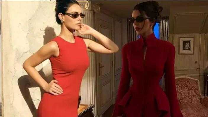 Görenler ayırt edemedi: Özgü Kaya mı, Kendall Jenner mı?