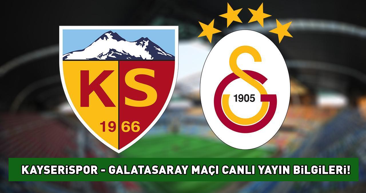 BEIN SPORTS 1 KAYSERİSPOR GALATASARAY MAÇI CANLI İZLE | ŞİFRESİZ Süper Lig Kayserispor Galatasaray maçı BeIN Sports 1 canlı yayın bilgisi