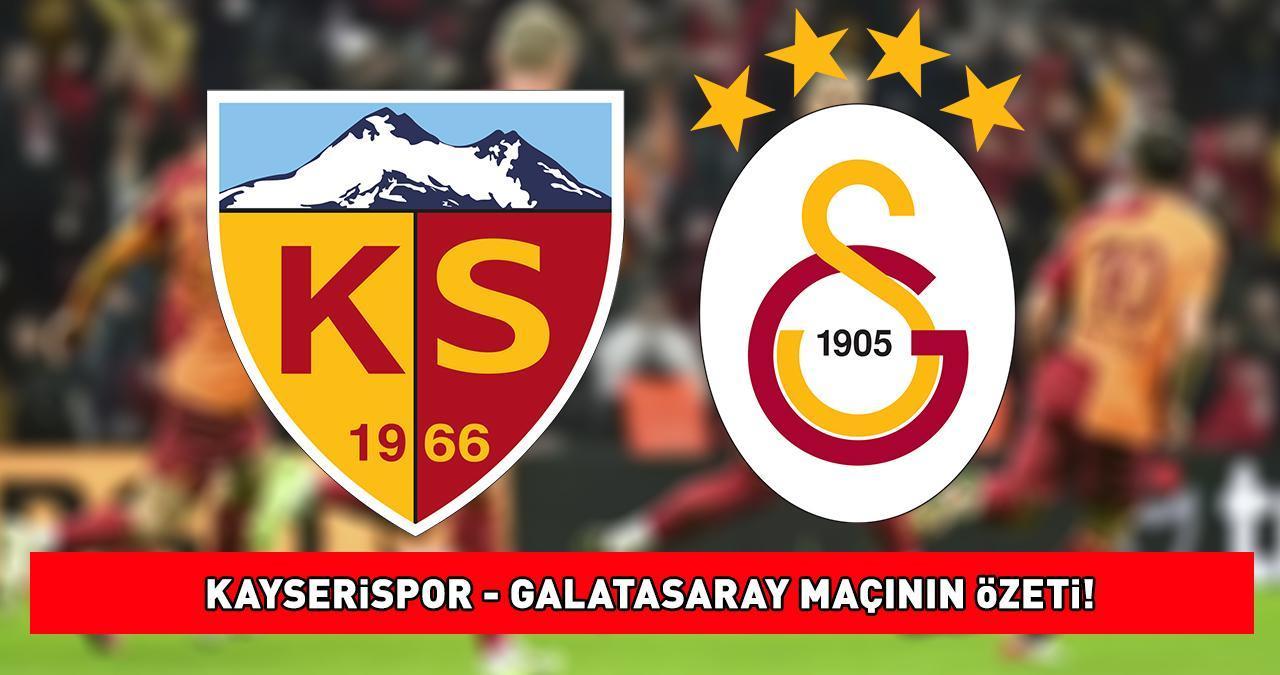 Galatasaray Kayserispor'a gol yağdırdı! Sarı-kırmızılılar, Fenerbahçe ile puan farkını 8'e yükseltti