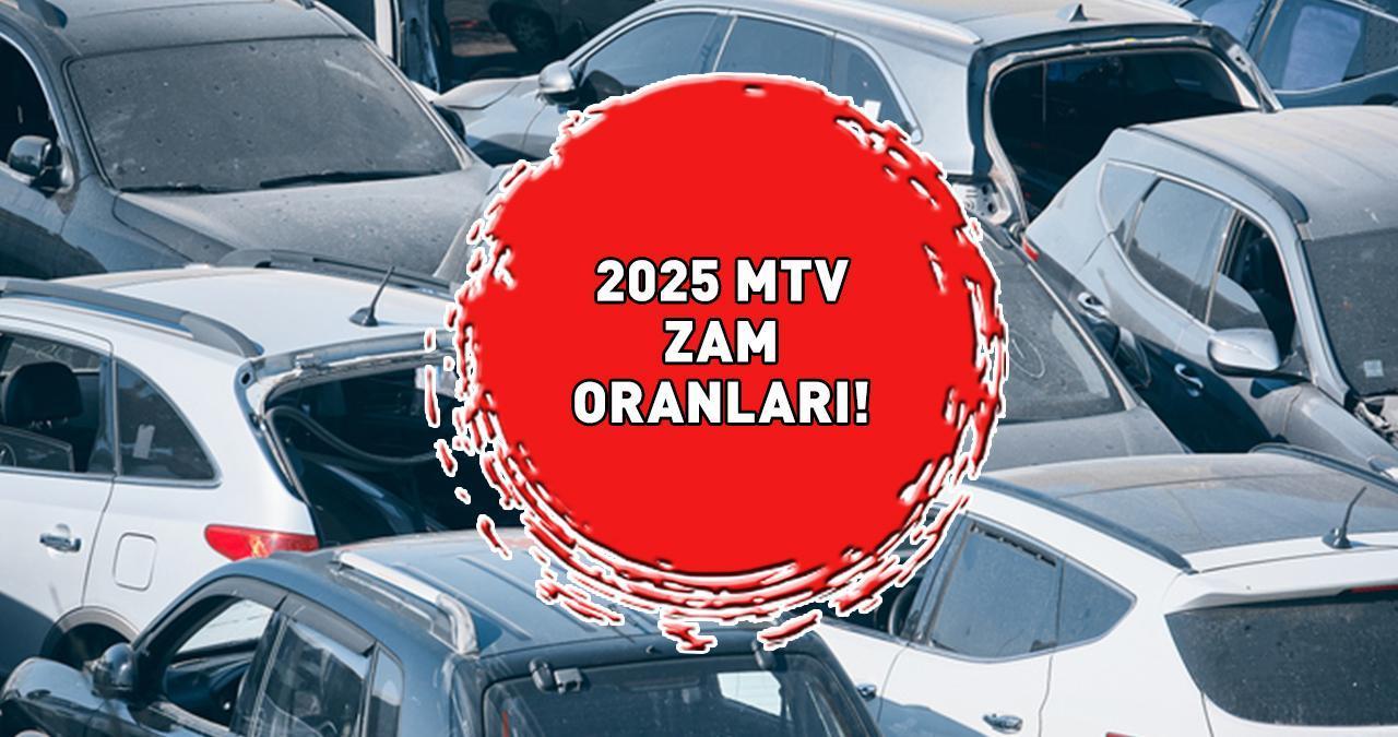 MTV ZAM ORANLARI 2025 | MTV 2025 zam oranı yüzde kaç oldu? Hangi araç ne kadar Motorlu Taşıtlar Vergisi ödeyecek?