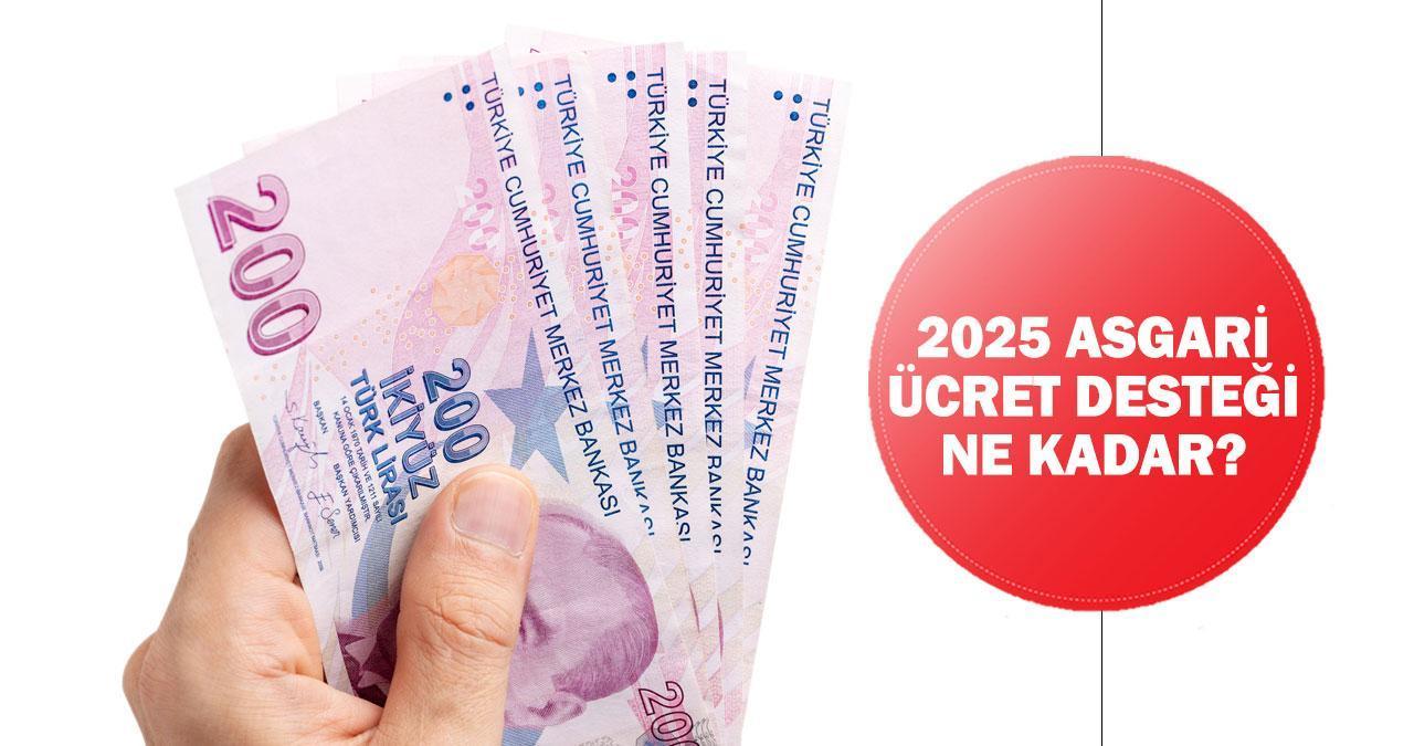 2025 ASGARİ ÜCRET DESTEĞİ: İşveren asgari ücret desteği ne kadar oldu?