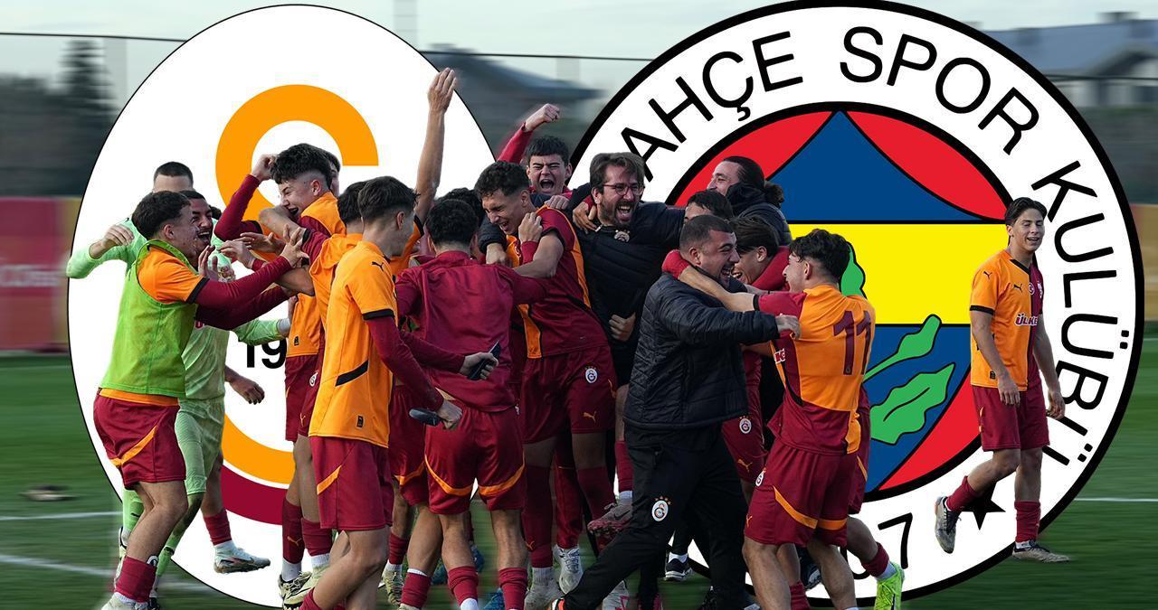 U17 maçında şoke eden skor! Galatasaray, Fenerbahçe'ye gol oldu yağdı...