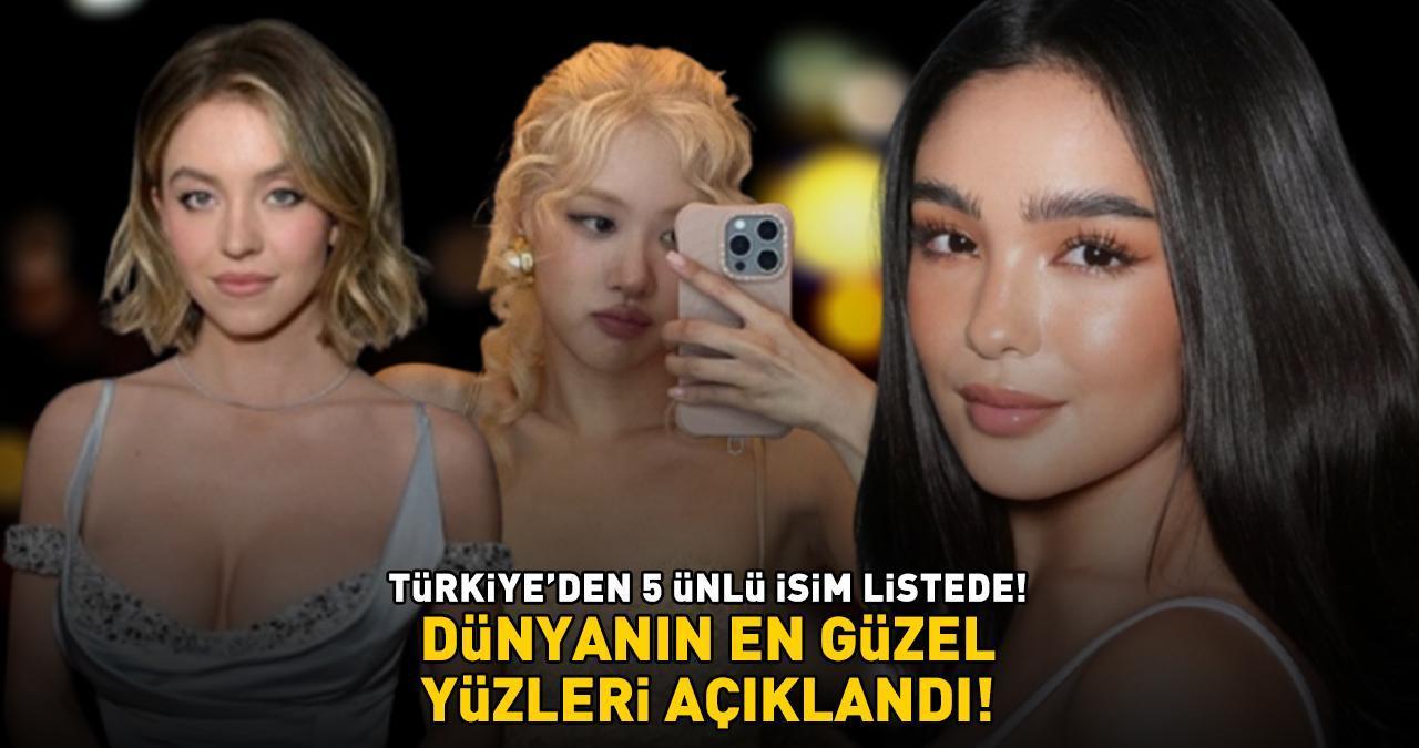 Dünyanın en güzel yüzleri açıklandı! Türkiye'den 5 ünlü isim listede!