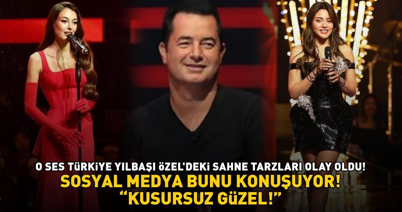 O Ses Türkiye Yılbaşı Özel'deki sahne tarzları olay oldu! Sıla Türkoğlu ve Dilan Çiçek Deniz sosyal medyayı salladı: 'KUSURSUZ GÜZEL!'