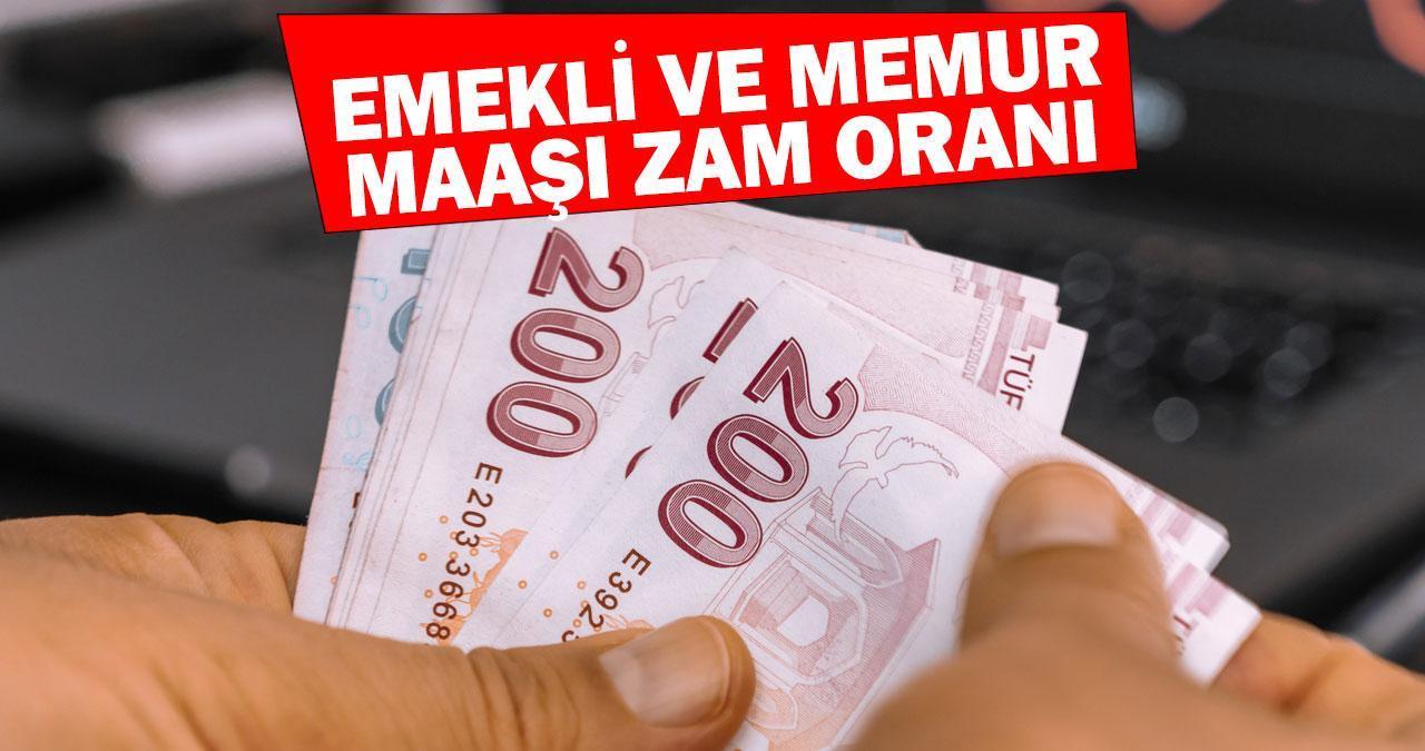 EMEKLİ VE MEMUR MAAŞI ZAM ORANI| 6 aylık enflasyon farkı ne kadar olacak?