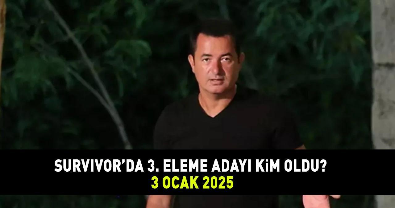 SURVIVOR 3. ELEME ADAYI 3 OCAK 2025: Survivor'da dokunulmazlık oyununu kim kazandı, 3. eleme adayı kim oldu?