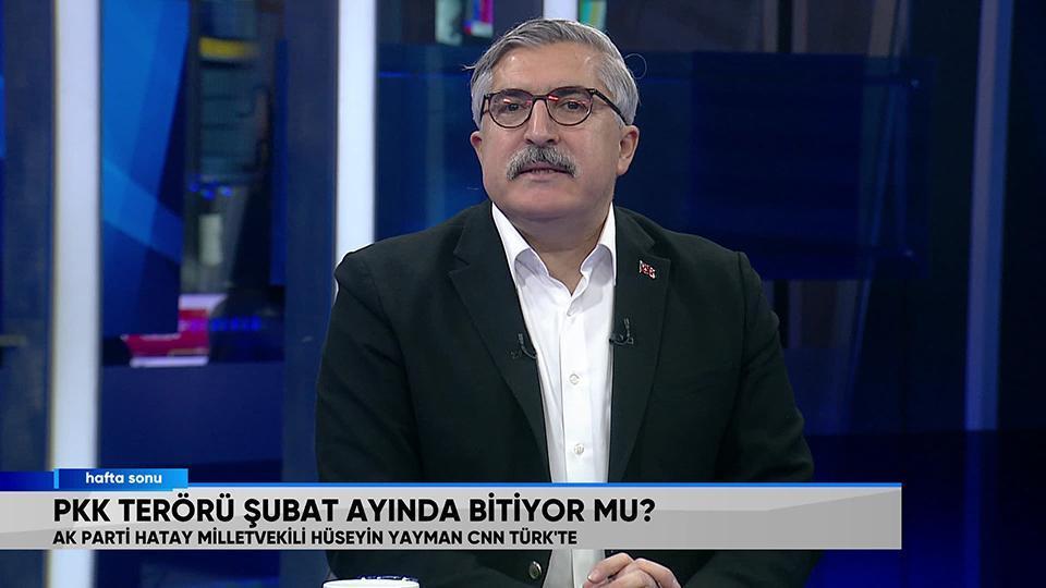 AK Parti Hatay Milletvekili ve TBMM Dijital Mecralar Komisyonu Başkanı Hüseyin Yayman, sıcak gündemi Hafta Sonu'nda değerlendirdi