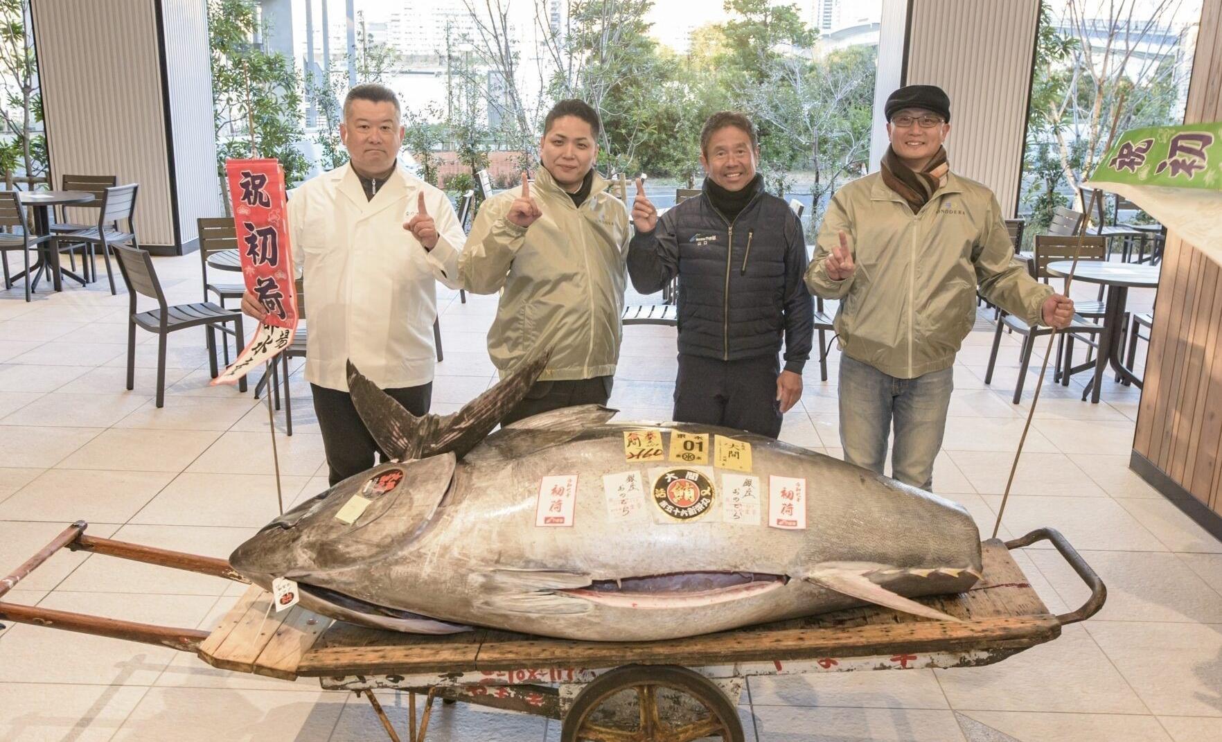 Japonya'daki yeni yıl mezatı: Dev mavi yüzgeçli orkinos 1,3 milyon dolara satıldı