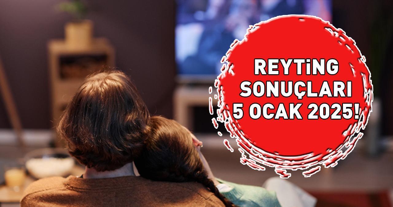 REYTİNG SONUÇLARI 5 OCAK 2025 | TOTAL, AB ve ABC reyting sonuçları açıklandı mı? Survivor, Şakir Paşa Ailesi, Kim Milyoner Olmak İster?