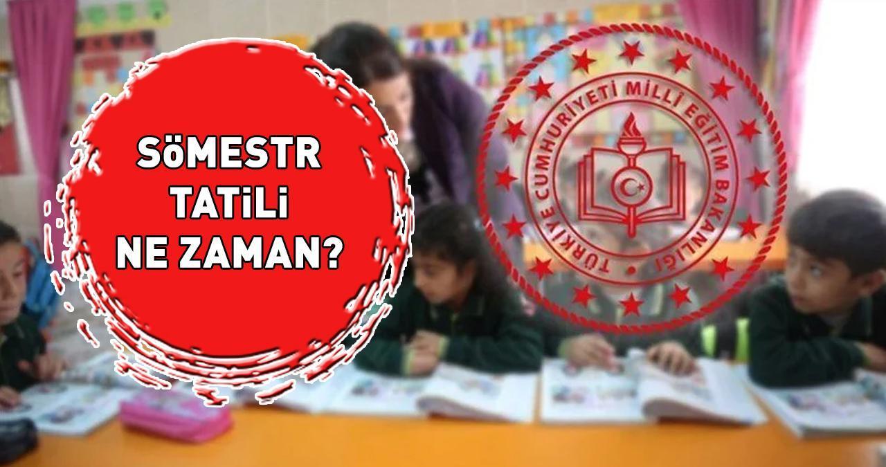 SÖMESTR TATİLİ 2025 | Sömestr tatili ne zaman, 15 tatil hangi tarihte başlıyor? İşte ilkokul, ortaokul ve liselerde yarıyıl tatili tarihi