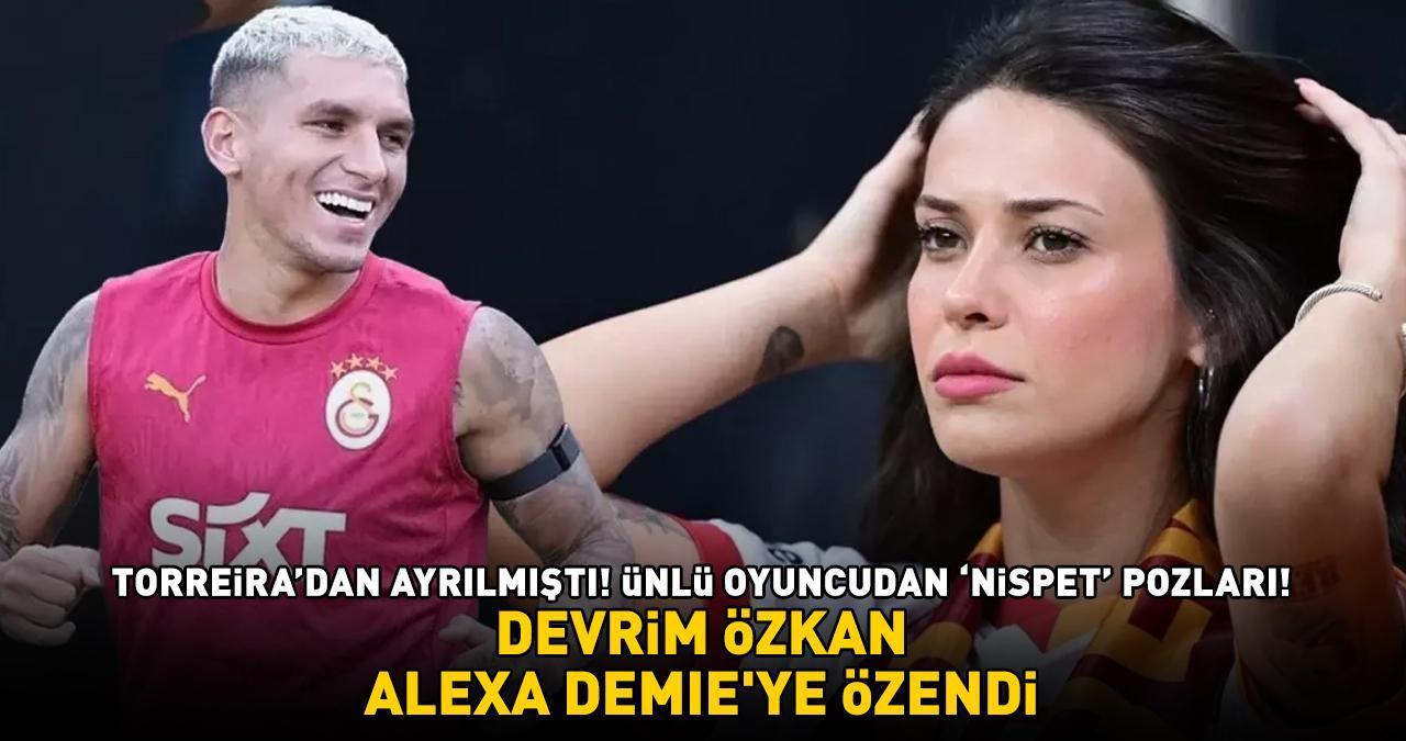 Galatasaray - Başakşehir maçı öncesi gündem oldu! Torreira'dan ayrılan Devrim Özkan, Euphoria'nın Maddy'si Alexa Demie'ye özendi