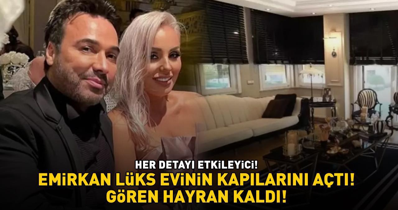 Emirkan'ın havuzlu 4+1 lüks evi ağızları açık bıraktı! HER DETAYI ETKİLEYİCİ!