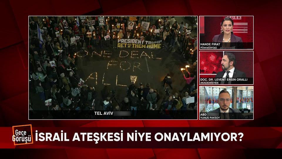 İsrail ateşkesi niye onaylamıyor? Trump, Ben gelmeden imzalama mı dedi? Dünya 3 zenginin işgali altında mı? Gece Görüşü'nde tartışıldı