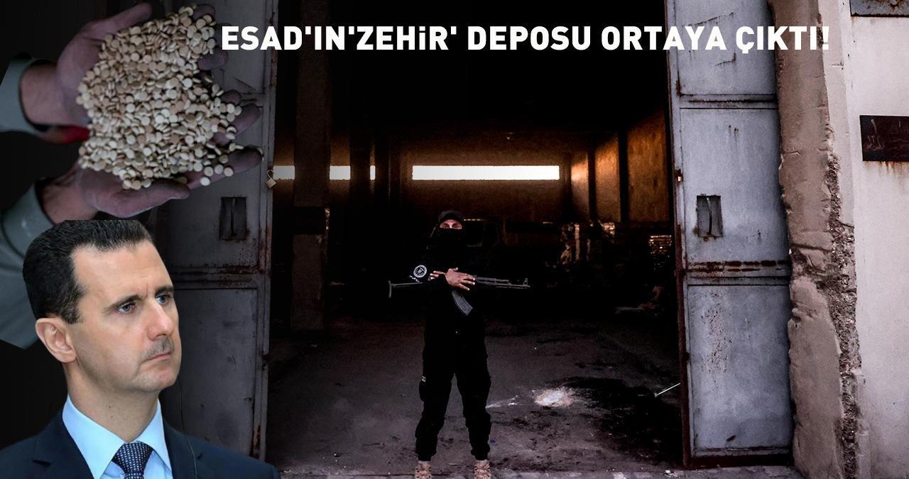 Milyarlarca dolar kazanıyordu... Esad'ın 'zehir' depoları ortaya çıktı!