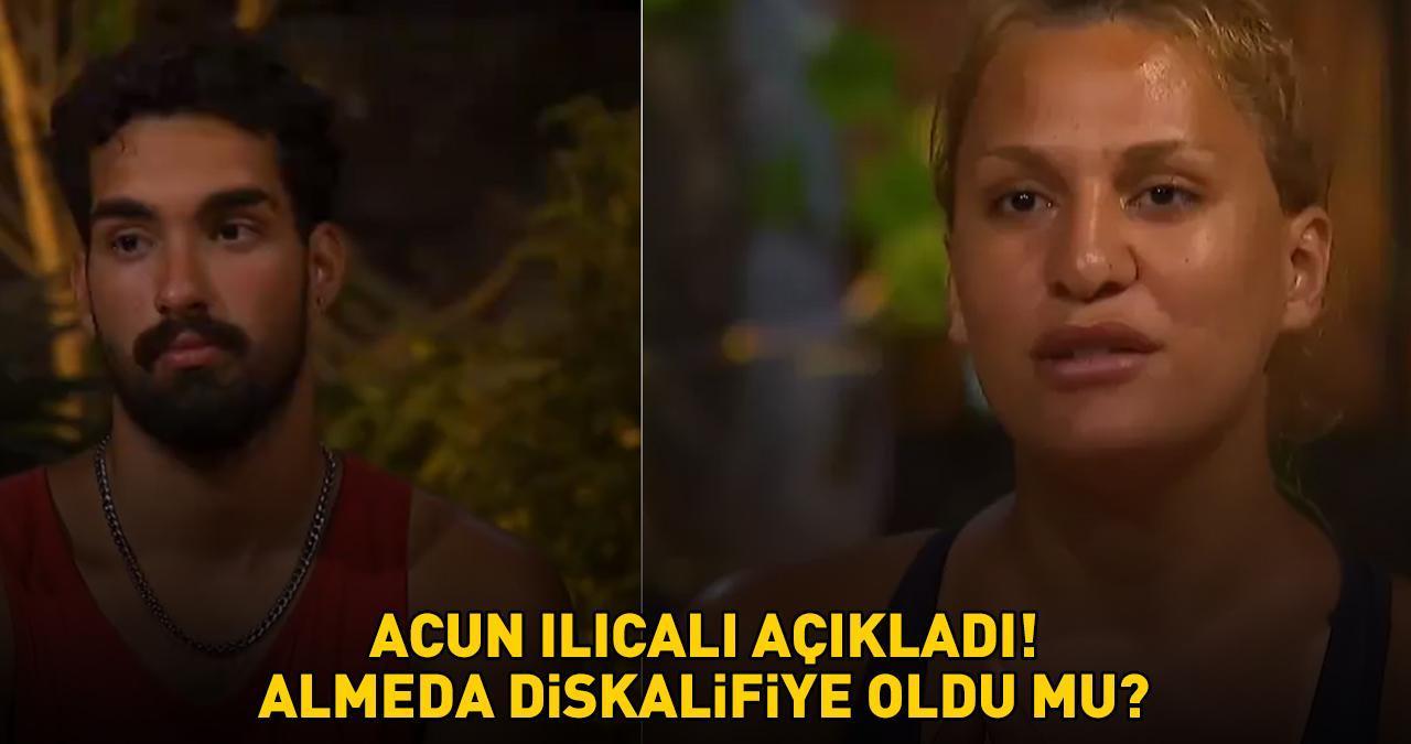 Survivor'da 3. ve 4.  eleme adayı belli oldu! Adilhan'ın üzerine yürüyen Almeda diskalifiye oldu mu? Acun Iıcalı açıkladı