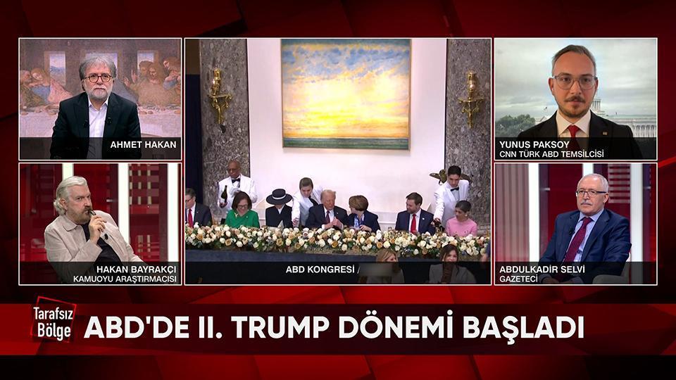 47. ABD Başkanı olan Donald Trump'ın yemin töreninden tüm detaylar Tarafsız Bölge'de ekrana geldi