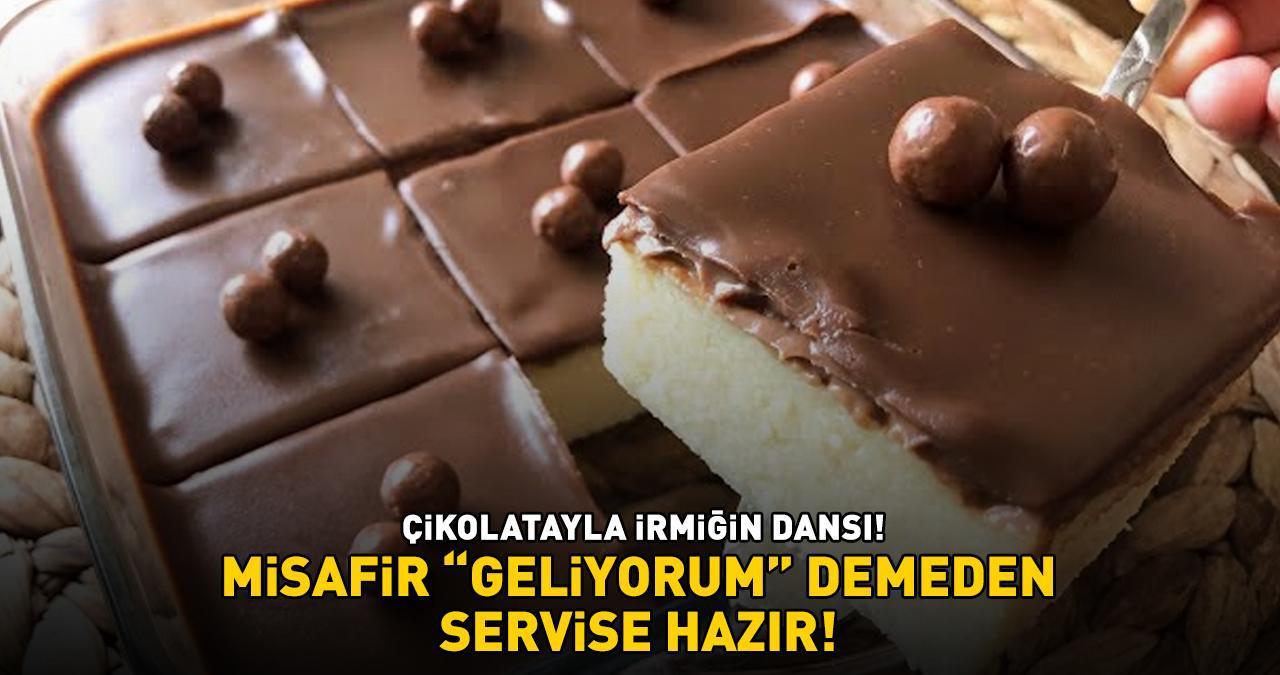 Çikolatayla İrmiğin Dansı! 20-30 Dakikada Hazırlanıyor! Misafir 'Geliyorum' Demeden Sofrada!