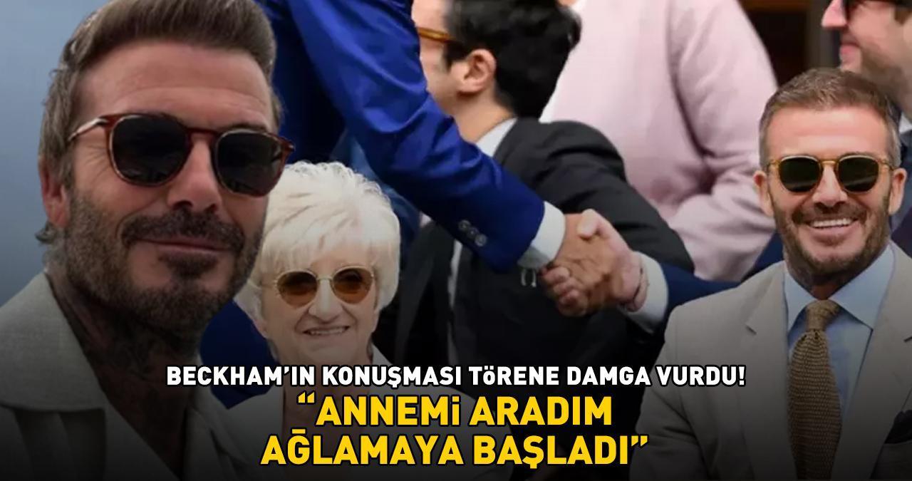 David Beckham'dan törende şaşırtan itiraf: 'ANNEMİ ARADIM, AĞLAMAYA BAŞLADI'