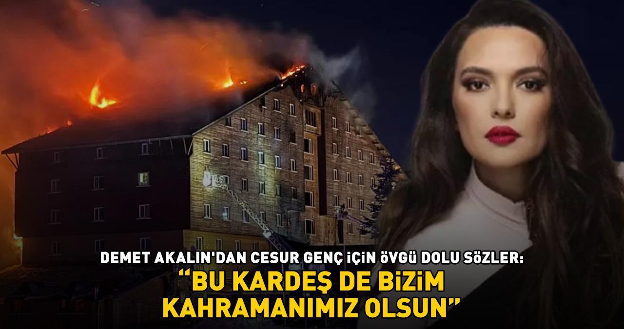 Kartalkaya'da otelde yangın faciası! Demet Akalın'dan cesur genç için övgü dolu sözler: 'Bu kardeş de bizim kahramanımız olsun'