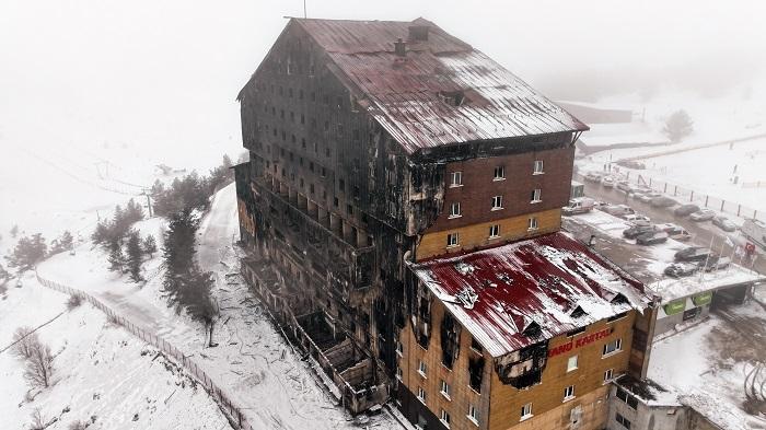 GRAND KARTAL OTEL YIKILACAK MI? Bolu Kartalkaya yanan otel ön hasar tespit raporu!