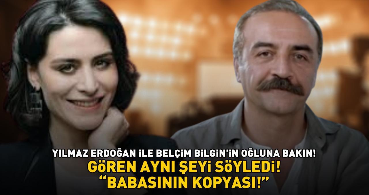 Yılmaz Erdoğan ile Belçim Bilgin’in oğluna bakın! Gören aynı şeyi söyledi: 'BABASININ KOPYASI!'