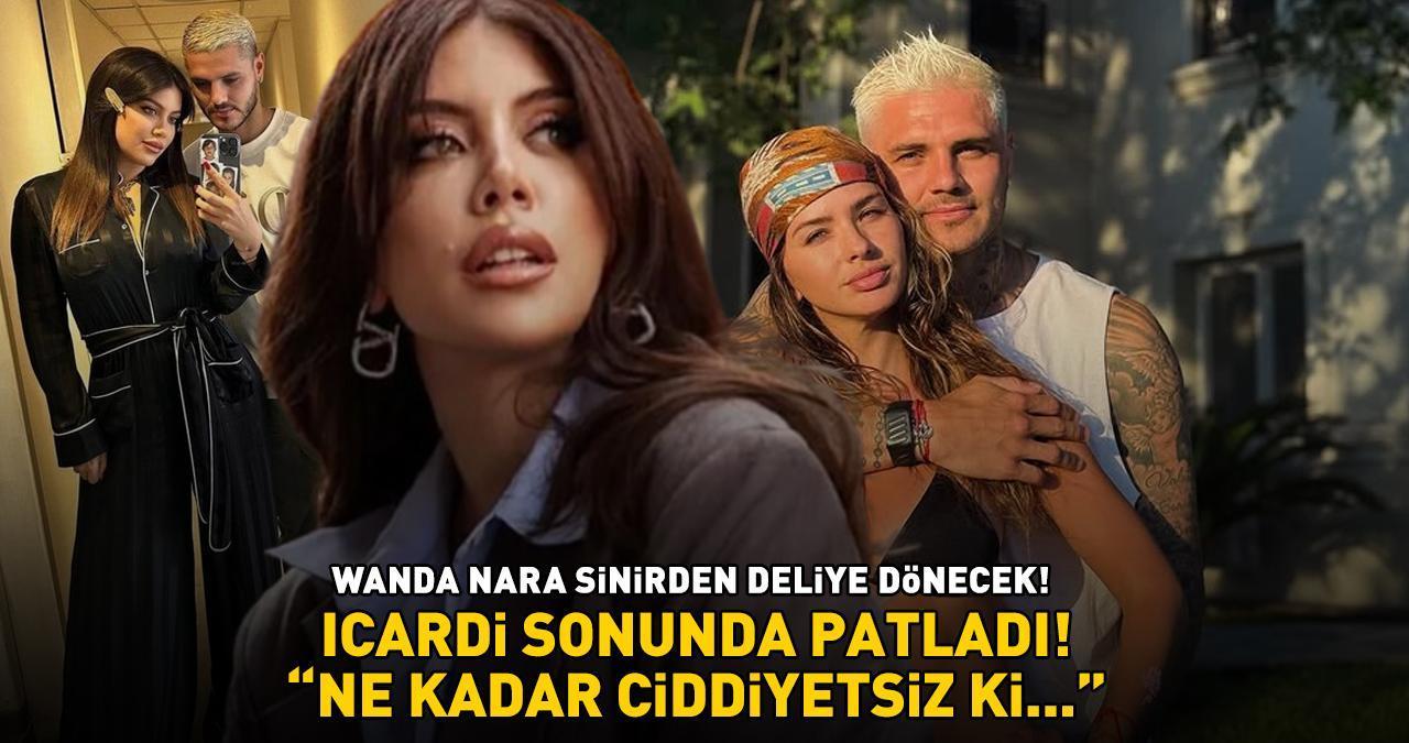 Galatasaray'ın yıldızı Mauro Icardi sonunda patladı! Wanda Nara sinirden deliye dönecek! 'Ne kadar ciddiyetsiz ki...'