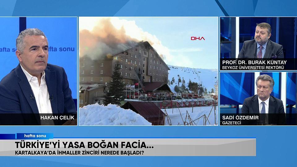 Konya'da çöken 4 katlı binada son durum ve Türkiye'yi yasa boğan Bolu Kartalkaya'daki ihmaller zinciri Hafta Sonu'nda konuşuldu