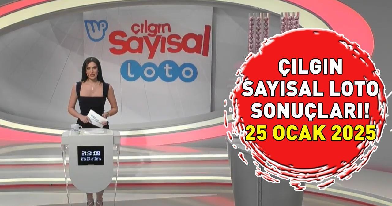 ÇILGIN SAYISAL LOTO SONUÇLARI AÇIKLANDI 25 OCAK 2025 |  537.002.765 TL büyük ikramiyeli Çılgın Sayısal Loto sonuçları nasıl öğrenilir?