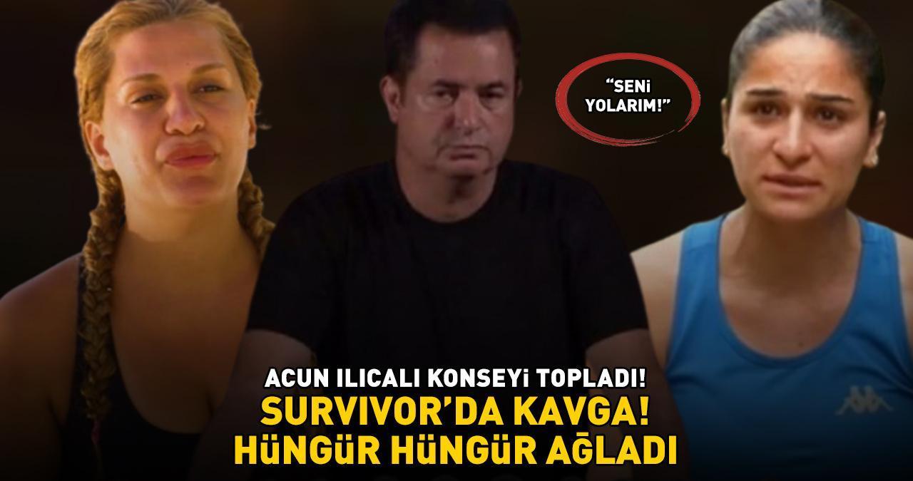 Survivor Almeda diskalifiye mi oldu? Eleme adayı belirlenmeden önce büyük kavga: Dilşah ağladı, ACUN ILICALI KONSEYİ TOPLADI!