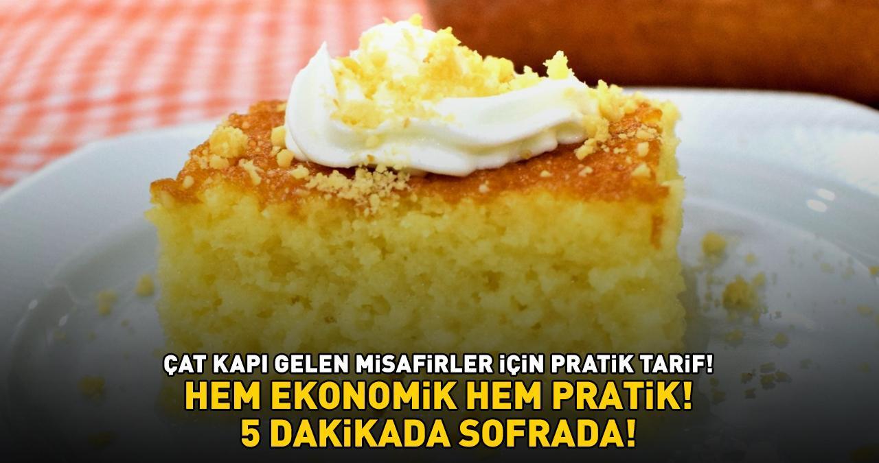 Hem ekonomik hem kolay! Çat kapı gelen misafirler için pratik tarif! 5 dakikada sofrada!