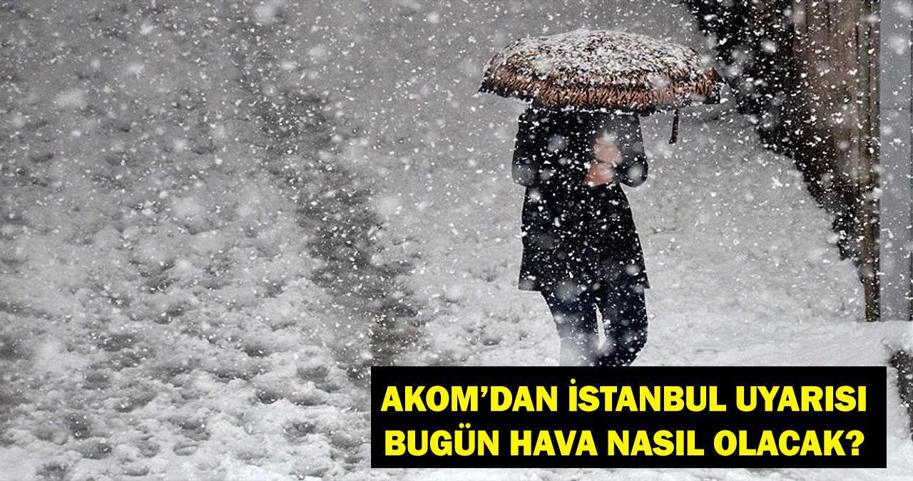 AKOM UYARDI! 2 Şubat 2025 Bugün Hava Nasıl Olacak? İstanbul'a Kar Ne Zaman Yağacak?