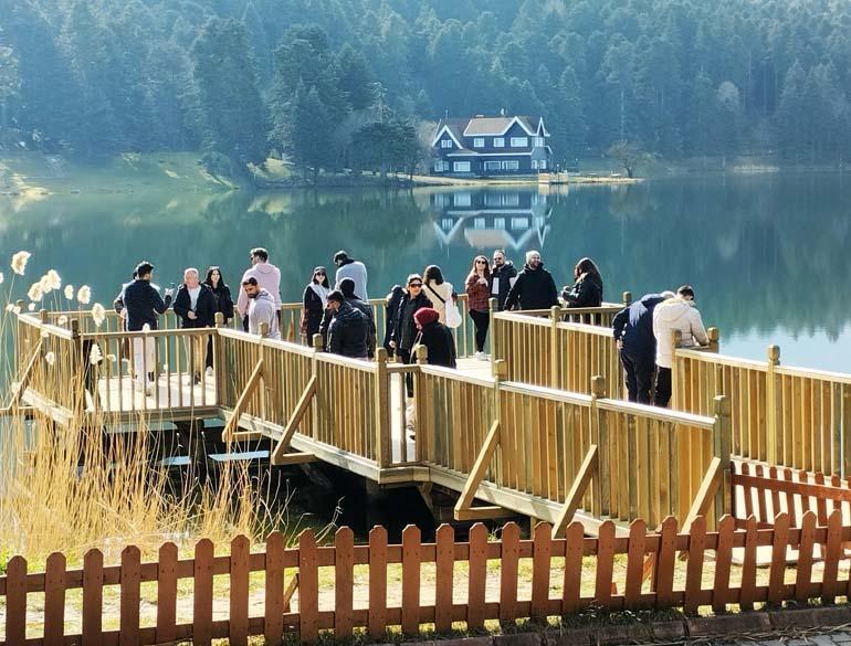 Gölcük Tabiat Parkı’nda sömestir yoğunluğu