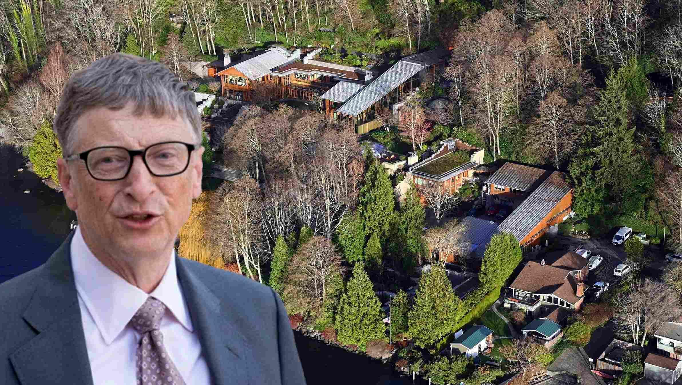 Bill Gates’in vazgeçemediği dev malikanesi: 24 banyolu evde tek başına!