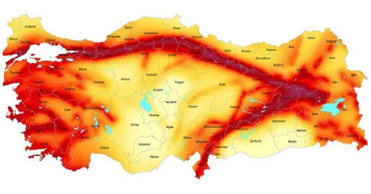 HABER|| Evinizin altından fay geçiyor mu? Harita yayımlandı! 45 ile dikkat çekildi