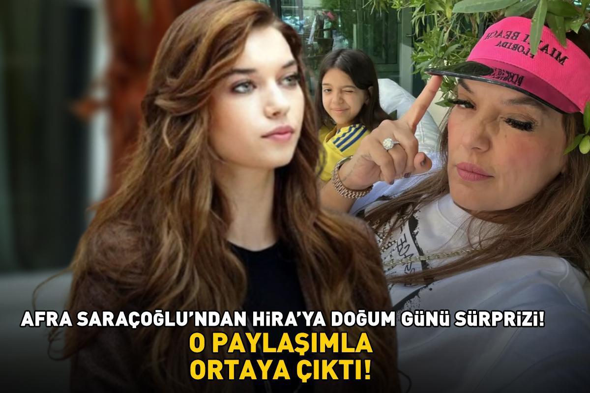 HİRA’YA DOĞUM GÜNÜ SÜRPRİZİ! Demet Akalın, Yalı Çapkını’nın Seyran'ı Afra Saraçoğlu'nu yere göğe sığdıramadı