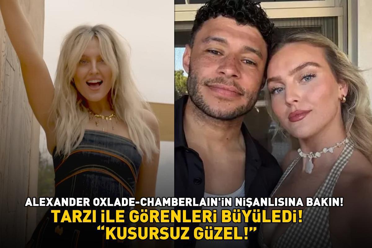 Beşiktaş'ın yıldızı Alexander Oxlade-Chamberlain'in büyük aşkı Perrie Edwards'ın güzelliğine bakın! TARZI İLE GÖRENLERİ BÜYÜLEDİ