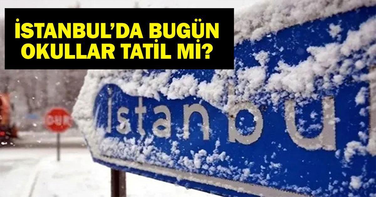 İstanbul’da Okullar Tatil Mi? 5 Şubat İstanbul Kar Yağışı Okullar Tatil Mi? Gözler İstanbul Valiliğinde